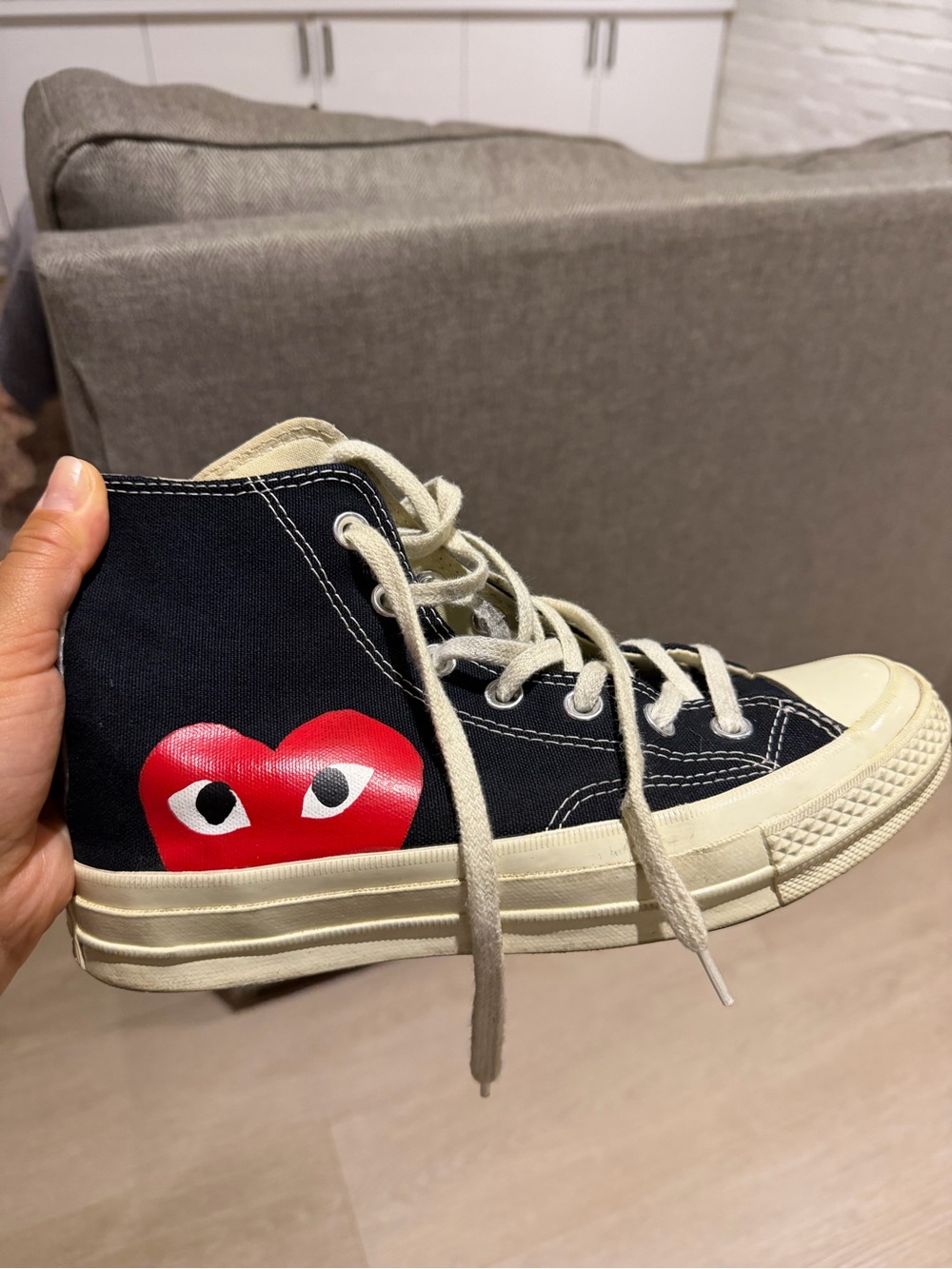Black Comme Des Garçons Converse